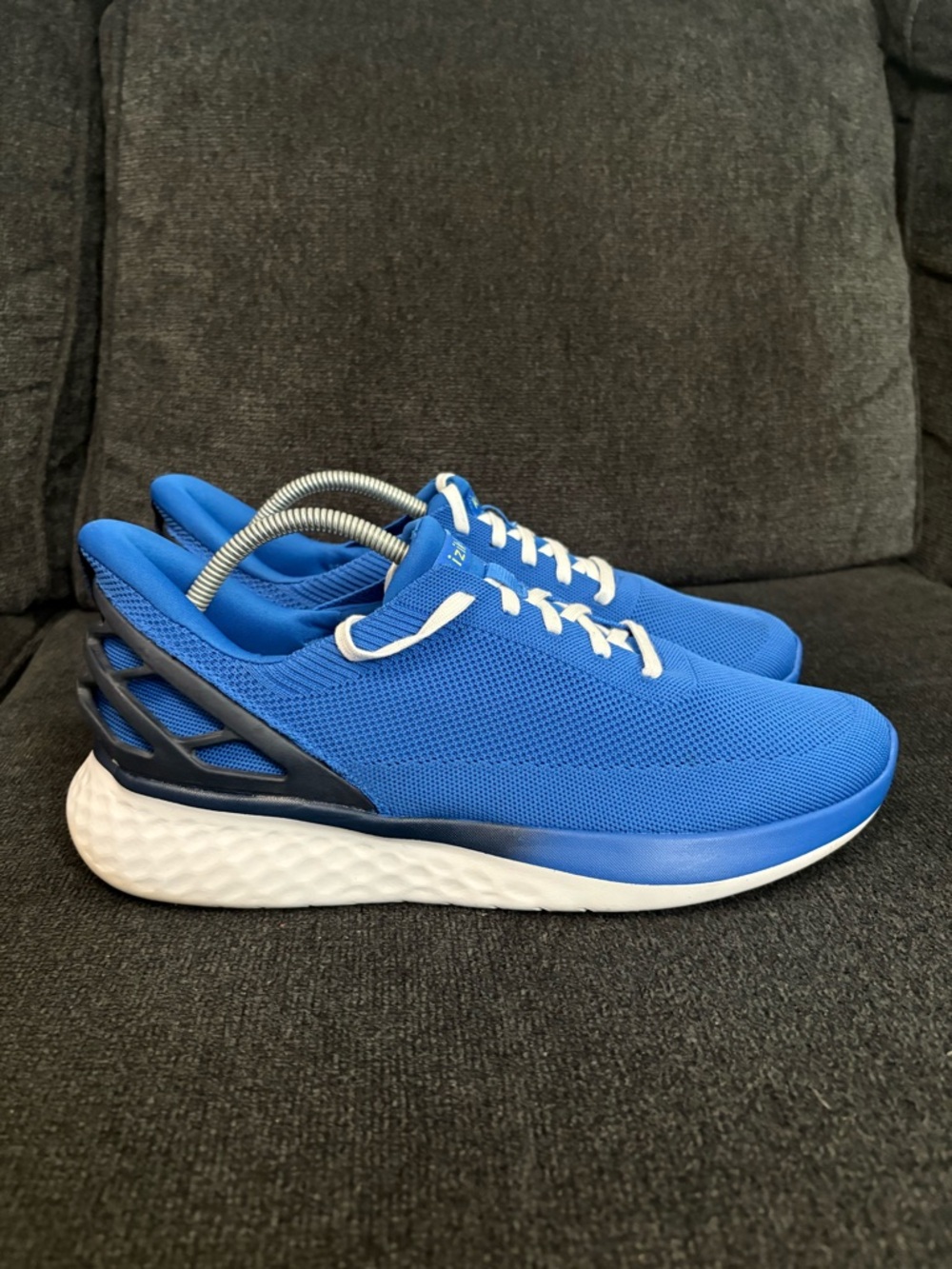 Kizik Mens Athens Sneaker Size 11 Cobalt Blue Hands Fress Shoe Slip On Athletic